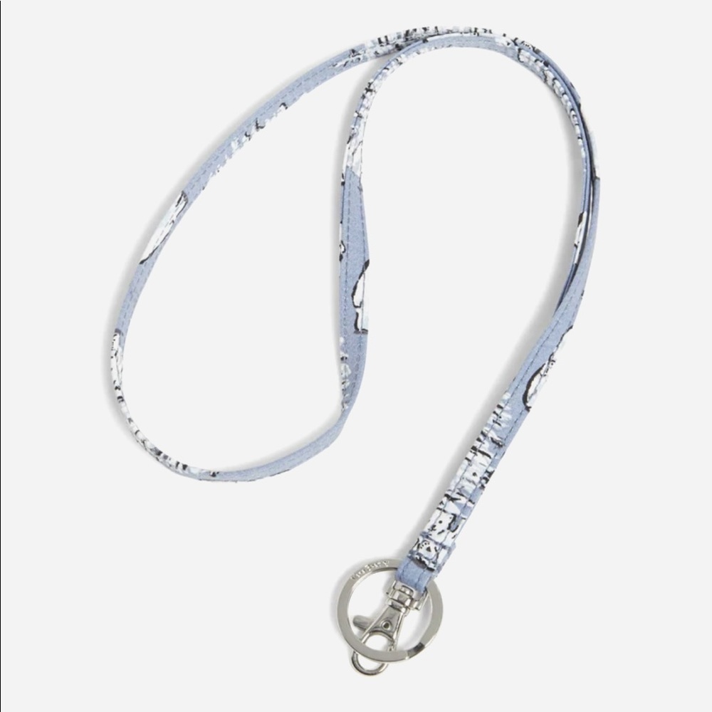 Factory Style Lanyard Vera Bradley
in Signature Cotton Beary Merry Cool Blue